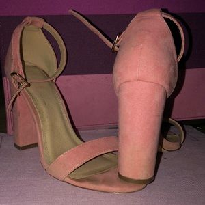 Pink high heels